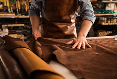 Studded Leather Paddle - Bela International