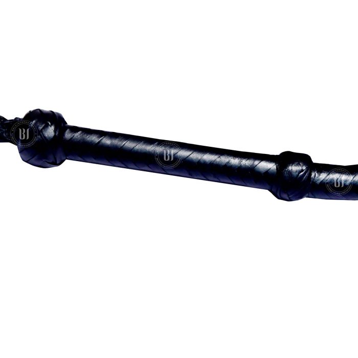 6 feet Genuine Leather Bullwhip Black