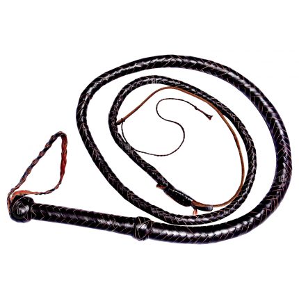6 feet Genuine Leather Bullwhip Brown