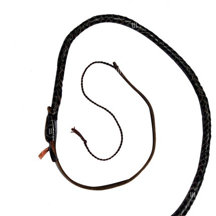 6 feet Genuine Leather Bullwhip Brown