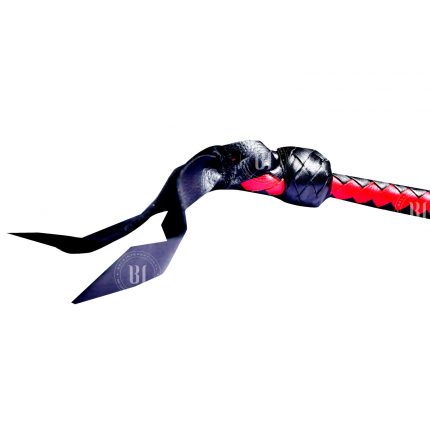 Leather Flogger whip Twin Tails 3 Feet