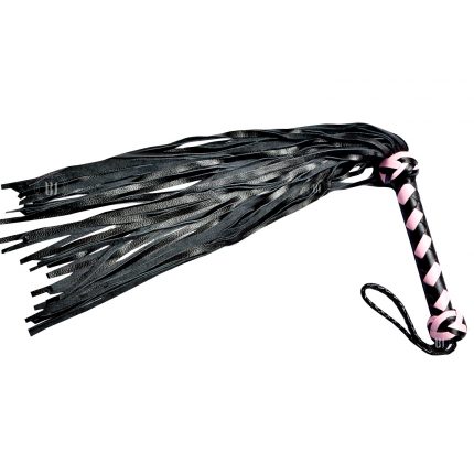 Genuine leather Flogger Pink/Black
