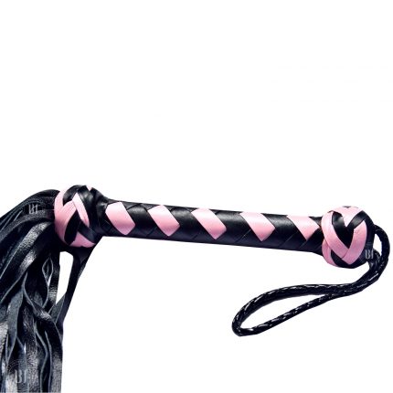 Genuine leather Flogger Pink/Black