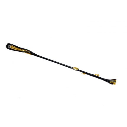 Golden Rose Tip Leather Spanking Crop