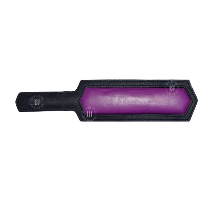 Leather Padded Paddle Purple