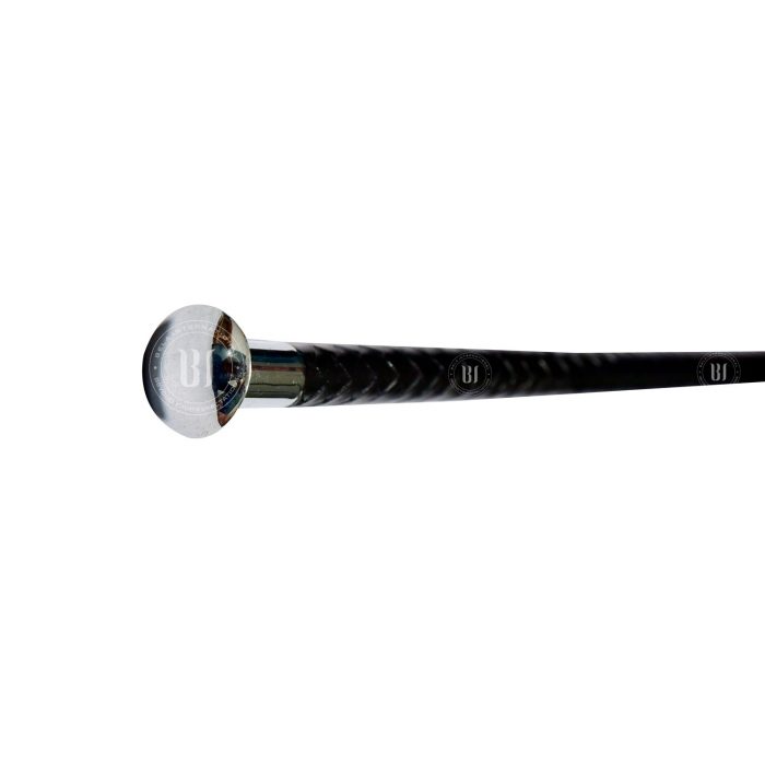 Leather braided Wooden Cane Crop Whip
