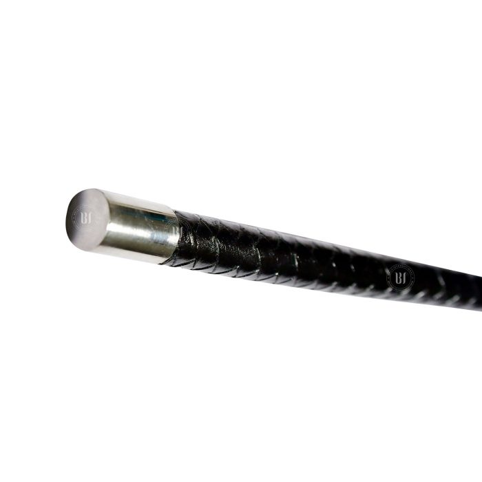 Leather braided Wooden Cane Crop Whip