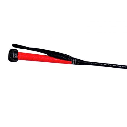 Red Rose Tip Leather Spanking Crop