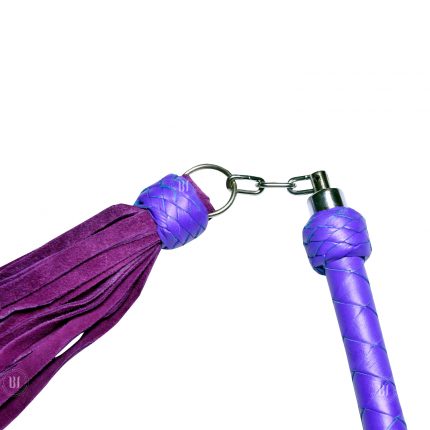 Revolving Suede Flogger Purple