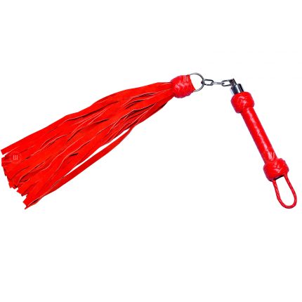 Revolving Suede Flogger Red