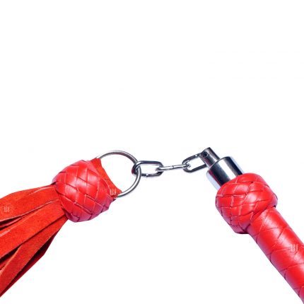 Revolving Suede Flogger Red