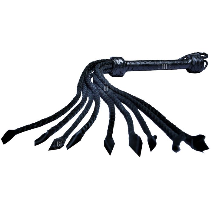 Cat O Nine Tails Suede Flogger Black