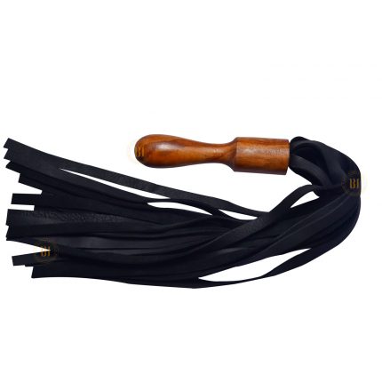 Wood Handle leather Flogger