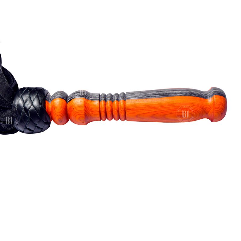 Wooden Handle Suede Tails Flogger